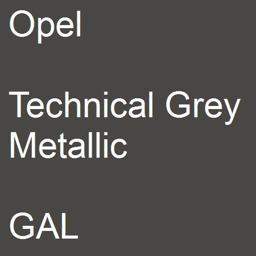 Opel, Technical Grey Metallic, GAL.